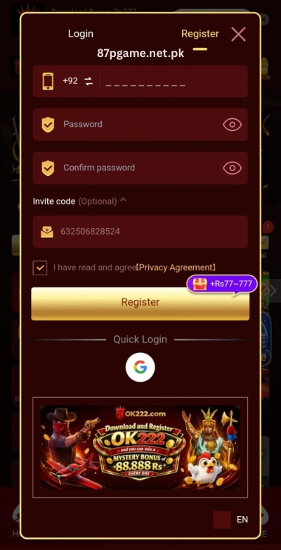 ok222-game-register