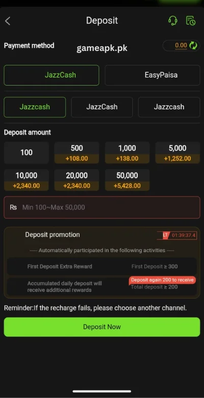 vk999-game-deposit