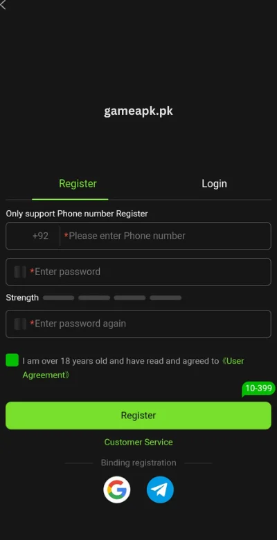vk999-game-register
