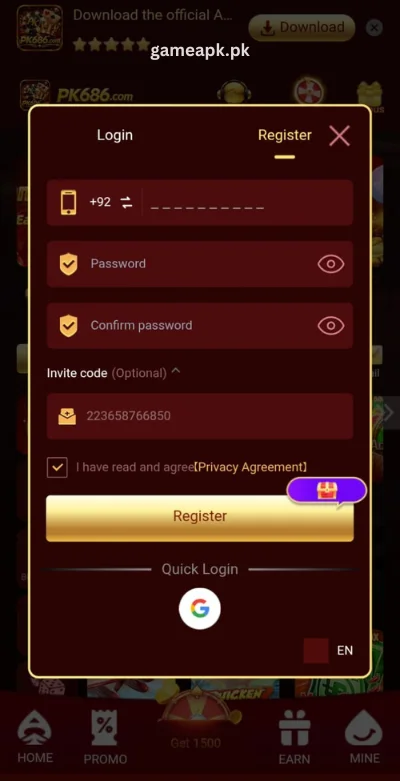 pk686-game-register