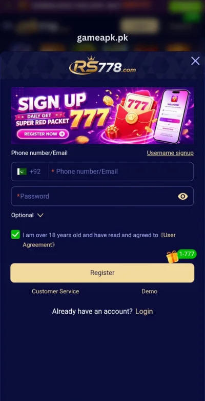 rs778-game-register